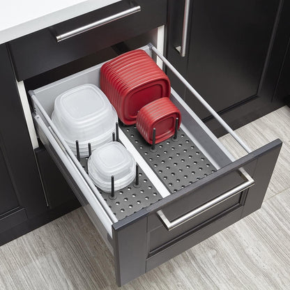Drain Shelf Dish Drying Rack Kitchen Drawer Organizer