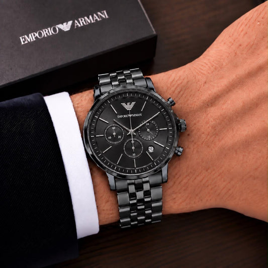 Men's Chronograph Stainless Steel Wrist Watch