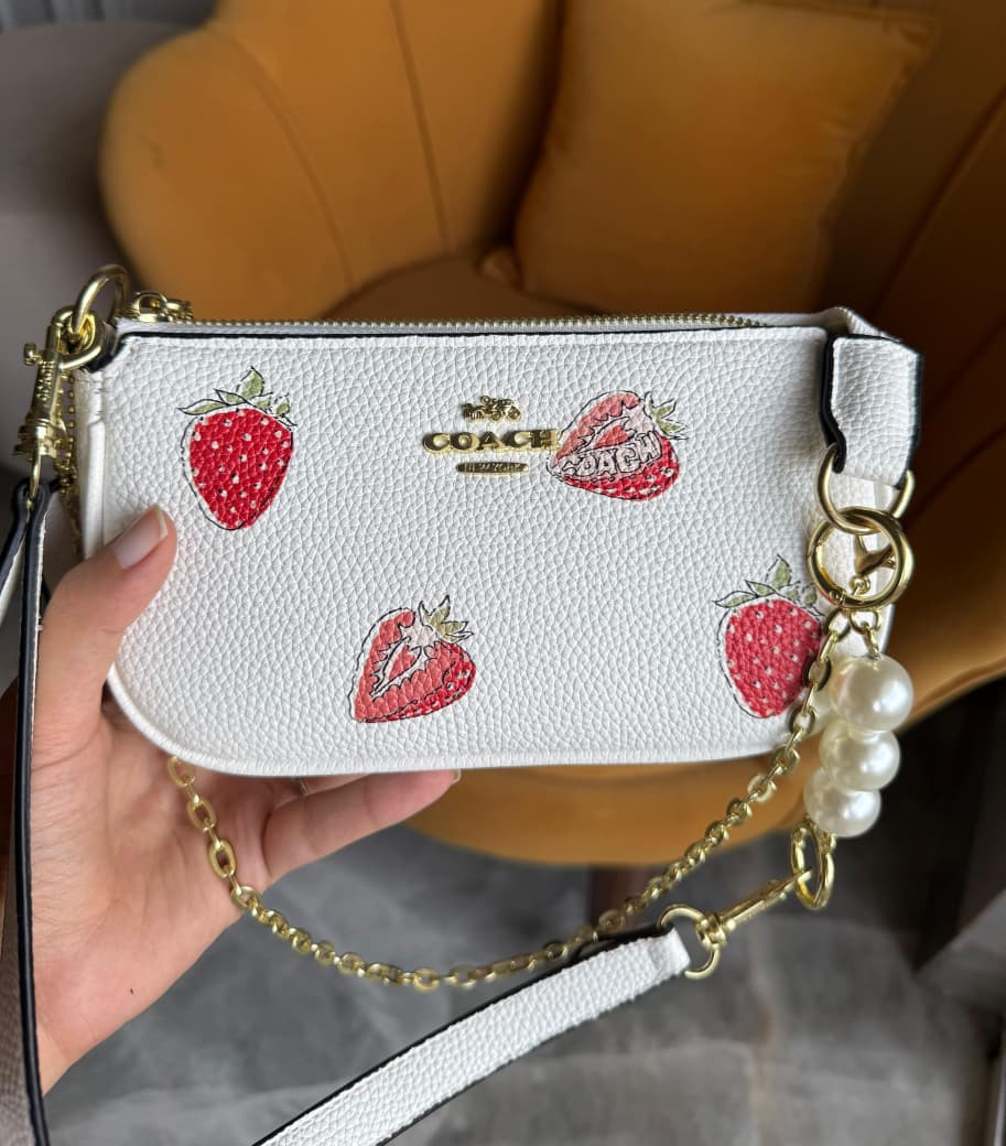 COACH Nolita 19 Strawberry Shoulder Bag — Replica