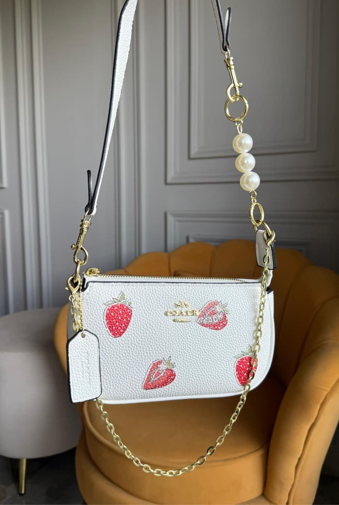 COACH Nolita 19 Strawberry Shoulder Bag — Replica