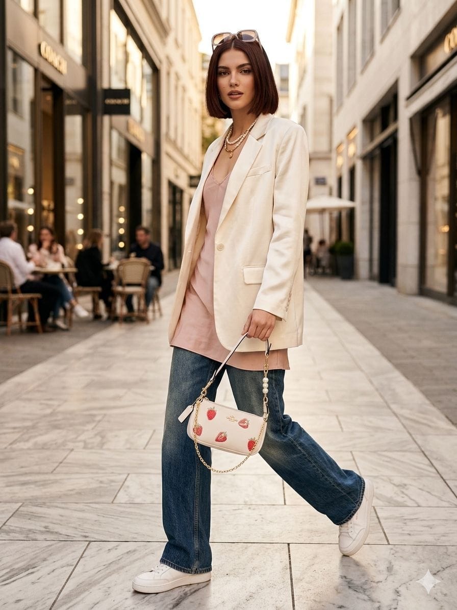 COACH Nolita 19 Strawberry Shoulder Bag — Replica